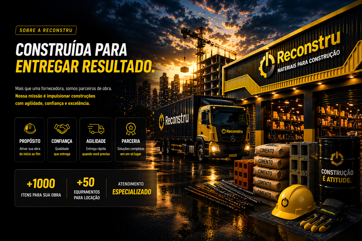 Soluções para obra Reconstru